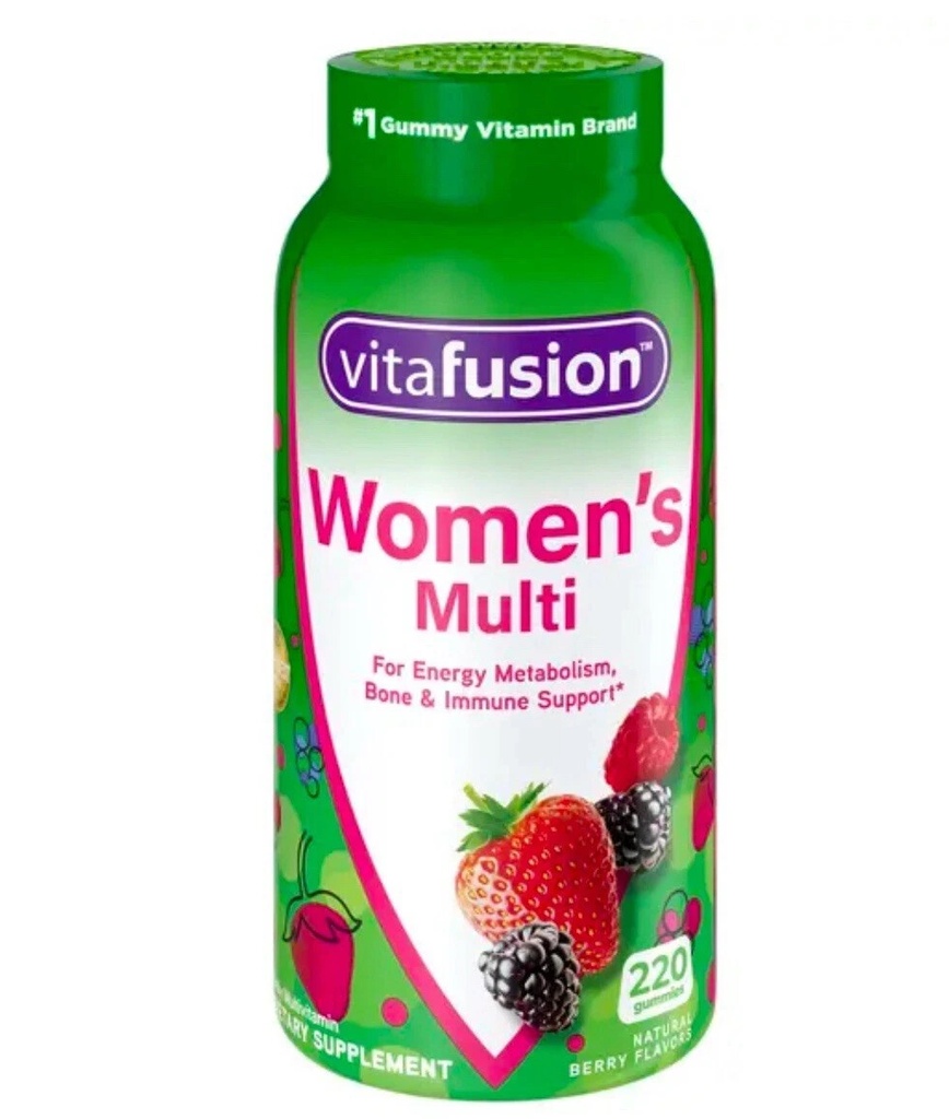 vitafusion women's multivitamin gummies 220 ct.