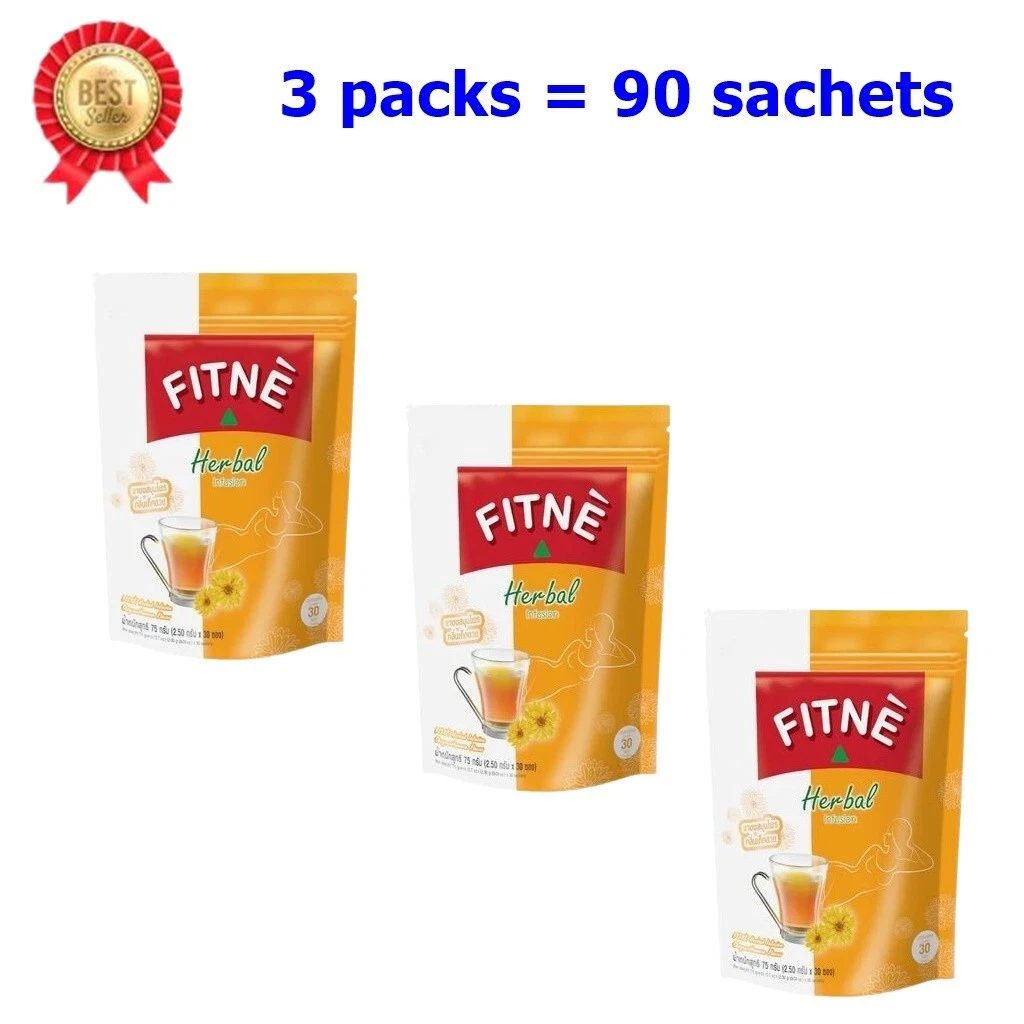 3x Herbal Fitne Tea Original Senna Chr ysa nth emum Di et Infusion Sl im Weight