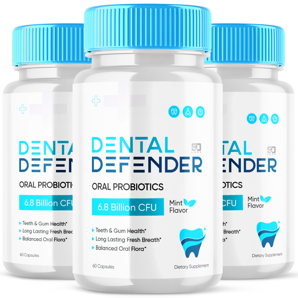 Dental Defender Oral Probiotic Supports Teeth and Gum Health (3 Pack)