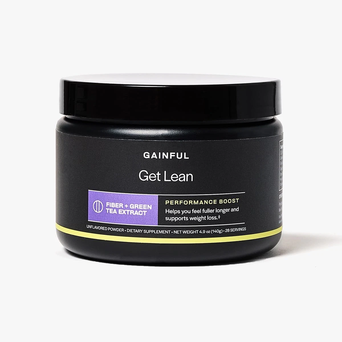 Get Lean Performance Boost, Green Tea Extract Fiber Supplement, Powder Drink Mix