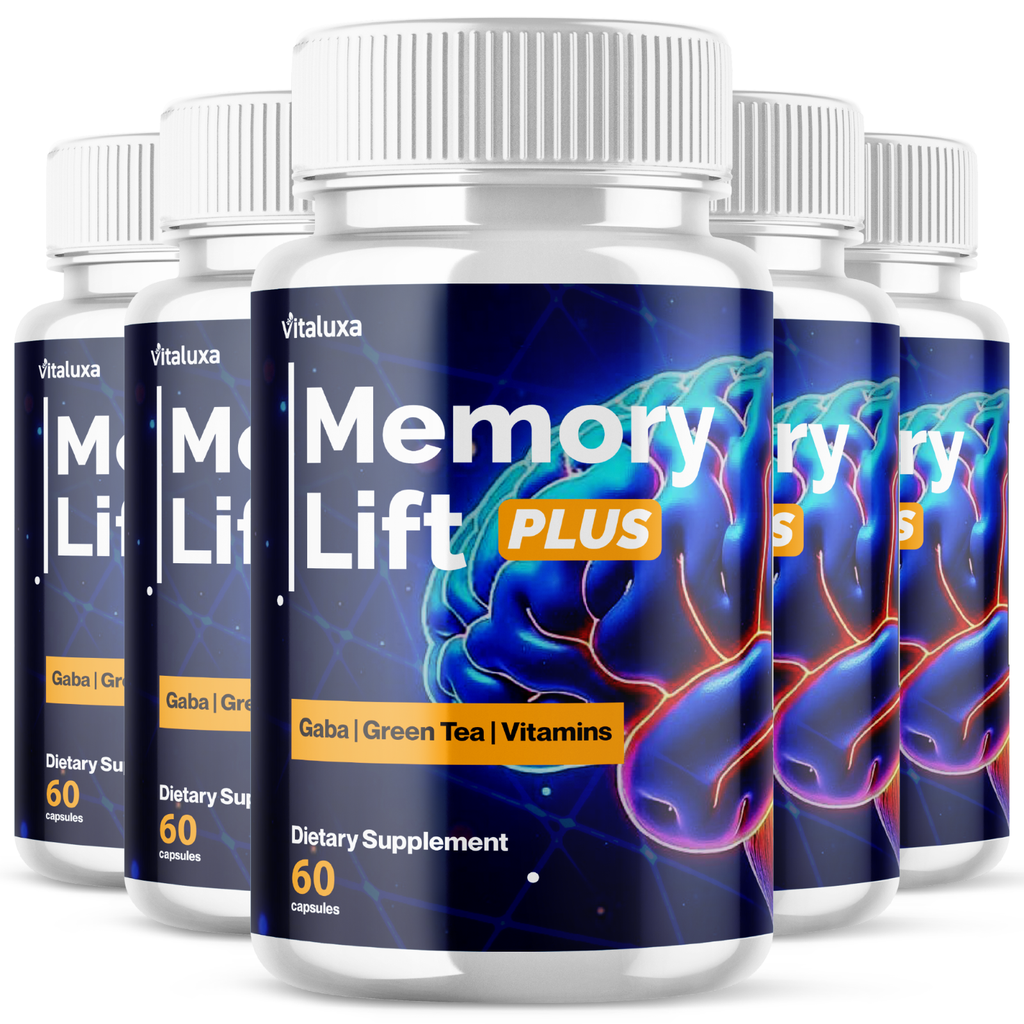 (5 Pack) Memory Lift Brain Maximum Support Supplement Formula (300 Capsules)