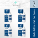 4 X Hylo Gel 10ml Hyaluronic Eye Drops Ursapharm - STANDARD SHIPPING SERVICE