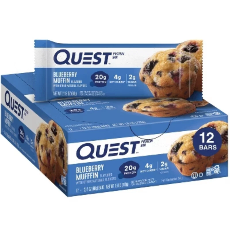 Quest Nutrition Protein Bar - Blueberry Muffin