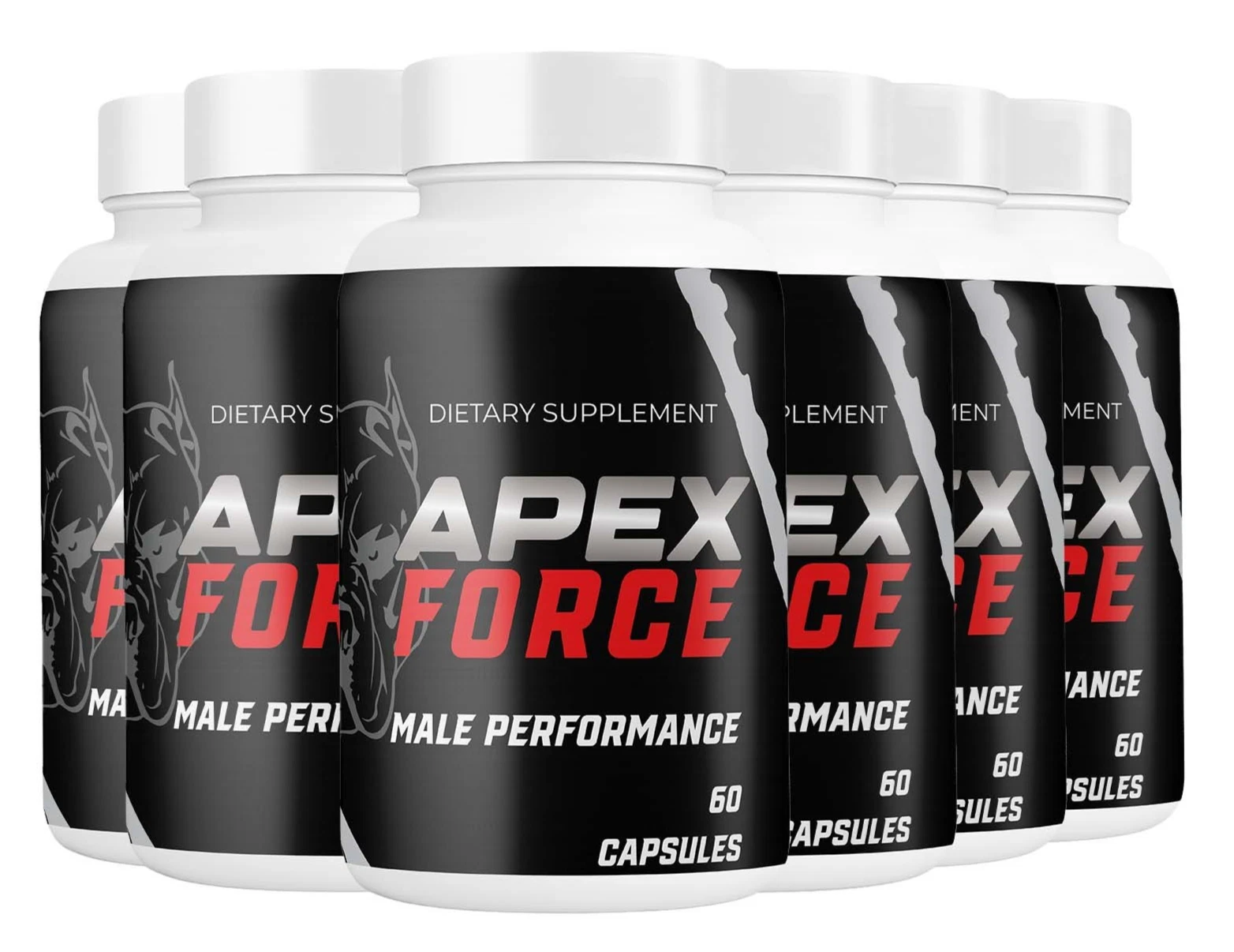 (6 Pack) Apex Force Men Pills, ApexForce Male Health Support Formula Capsules