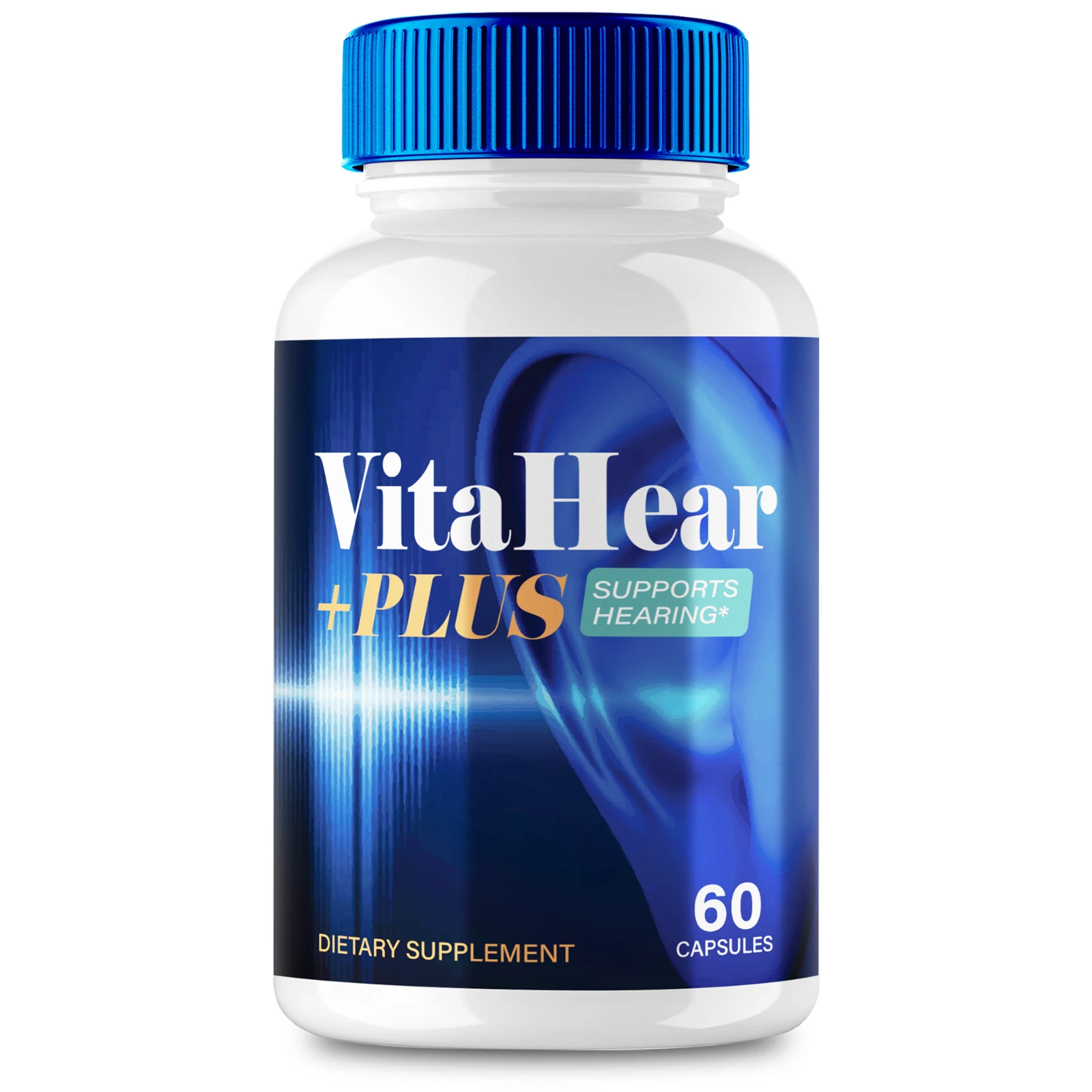 Vitahear Plus Hearing Support, Vita Hear Tinnitus Pills (60 Capsules)