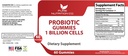 Probiotic Gummies for Digestive Health and Gut Health - 1 Billion CFUs