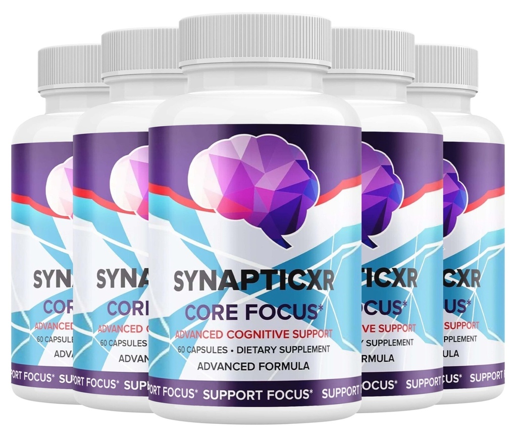 (5 Pack) SynapticXR Brain Supplement Capsules – Synaptic XR All-Natural Maximum