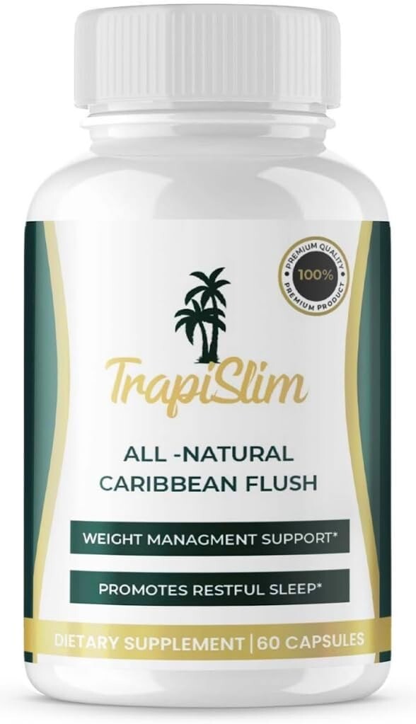 (1 Pack) Tropislim Caribbean Flush Capsules to Enhance Sleep and Weight Loss