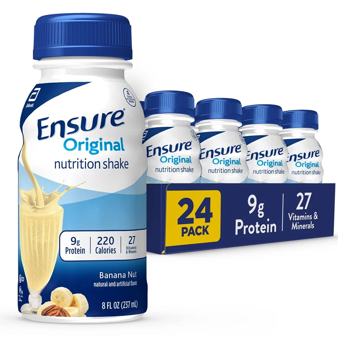 Ensure Original Nutritional Drink 🍌 Banana Nut, 8 fl oz, 24 Count