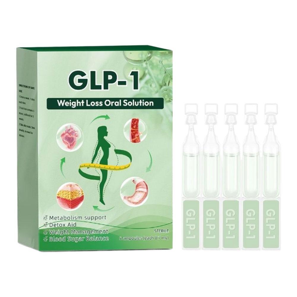 GPL-1 Weight Loss Oral Solution 5pcs- Natural Metabolism Support Detox Aid*