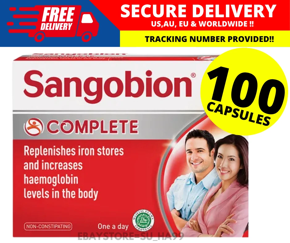 Sangobion Iron Supplement & Help Increase Haemoglobin 100 Capsules