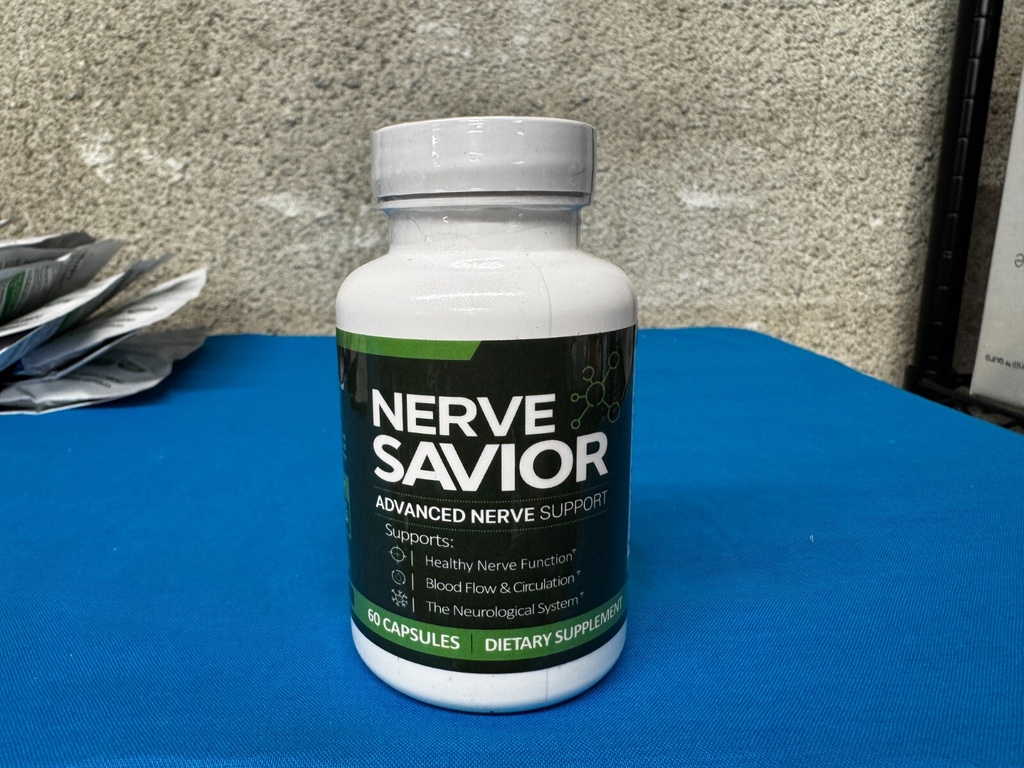 Nerve Savior Advanced Nerve Support 30 Day Supply 60 Capsules EXP 6/2026