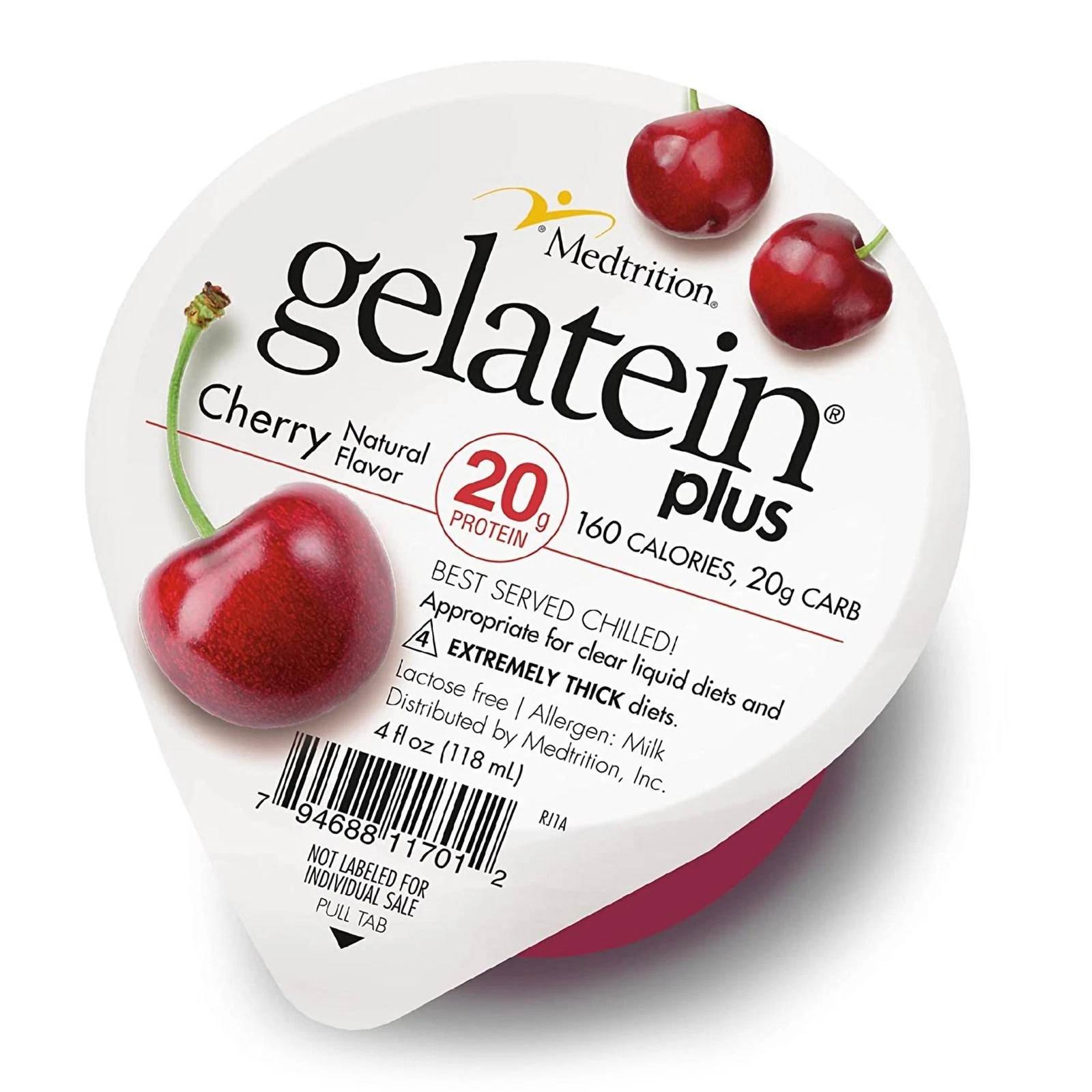 Gelatein Plus Oral Supplement Cherry 4 oz. Cup 36 Ct