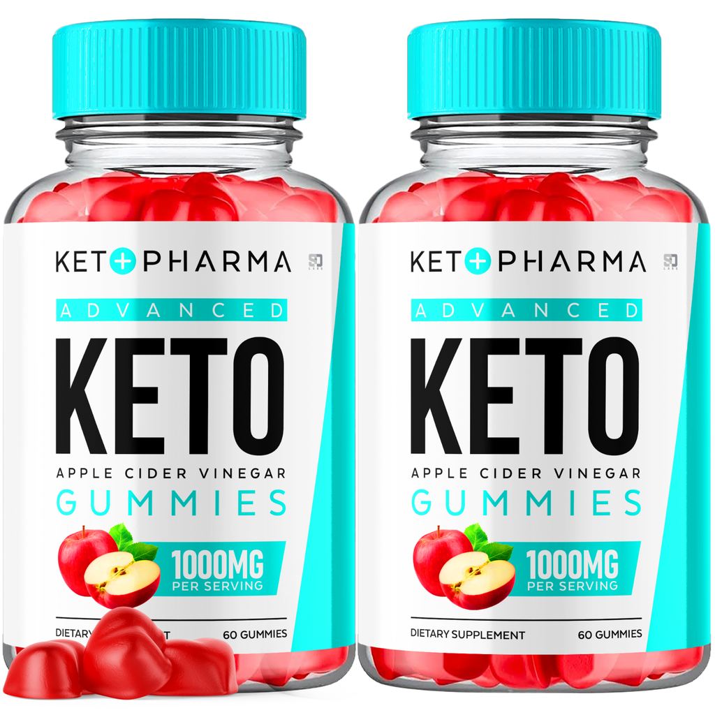 (2 Pack) Keto Pharma Gummies, Keto Pharma ACV Gummies Weight Loss (120 Gummies)