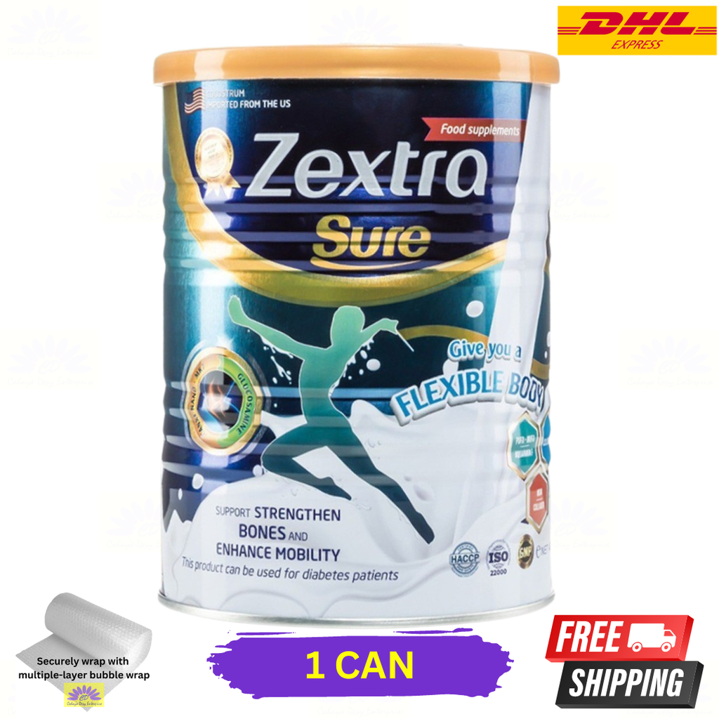 1 X Zextra Sure Milk Knee Back Pain Strengthen Bones 400g