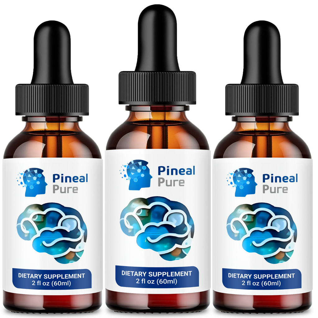 (3 Pack) Pineal Pure Blood Drops, PinealPure Blood Support Formula Liquid Drops