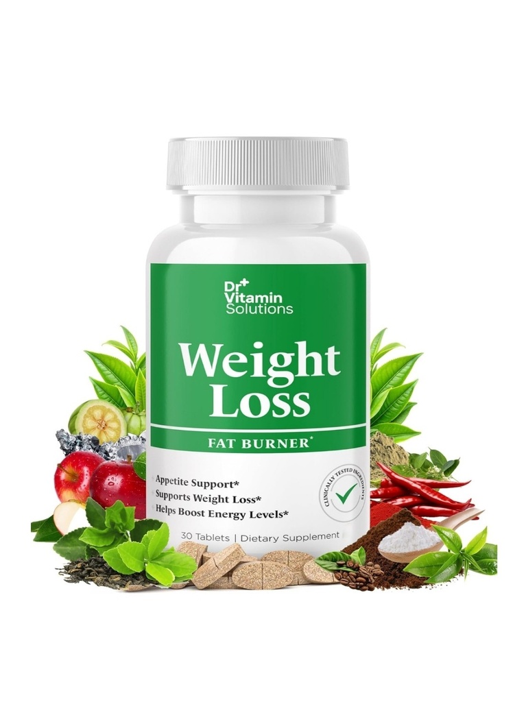 Dr Vitamin Green Tea Weight Loss Supplement for Women & Men 30 Capsules