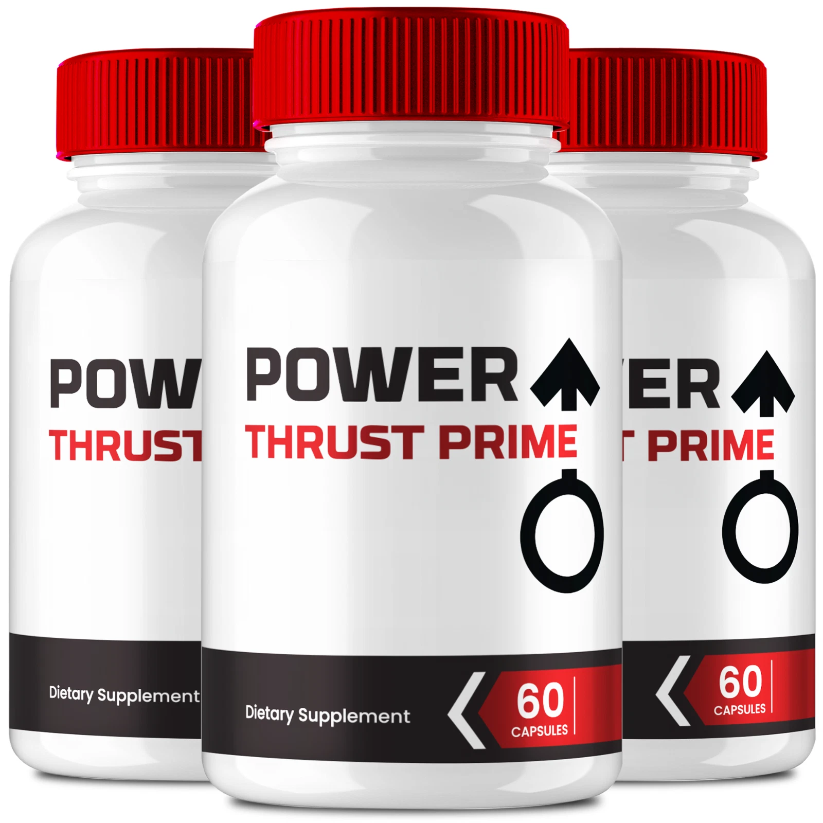 (3 Pack) Power Thrust Men Capsules, Maximum Strength Male Performance Pills
