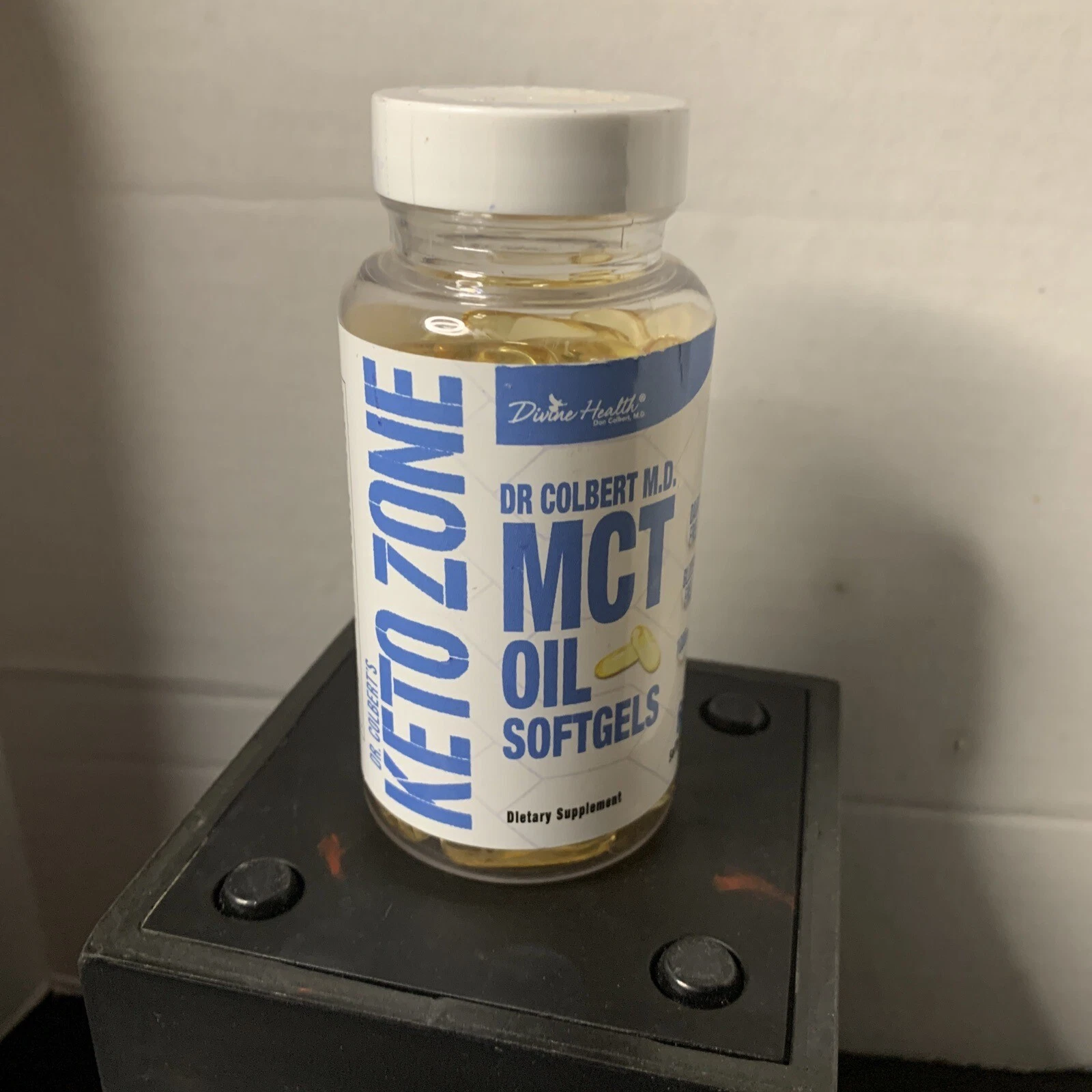 Dr. Colbert's Keto Zone, MCT Oil Softgels, 1,000 mg, 60 Softgels