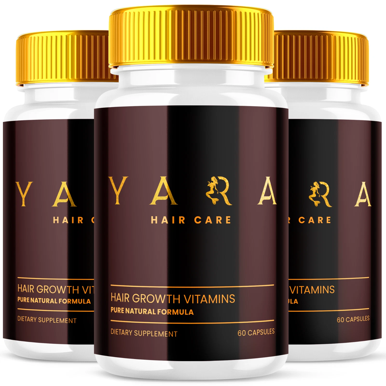 Yara Hair Care Advanced Formula Supplement for Healthy Hair Growth 180 Capsules