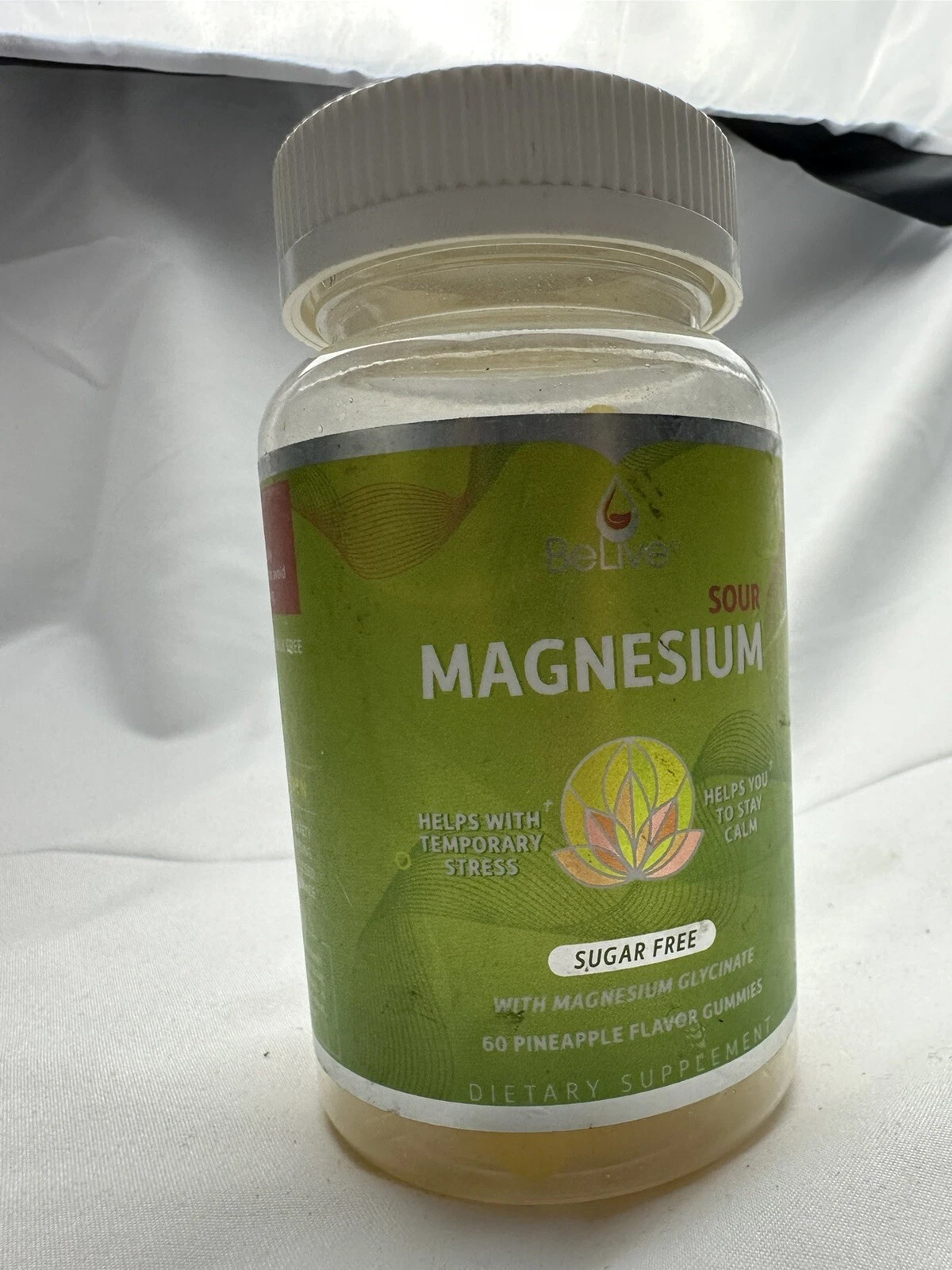 Magnesium Gummies 200mg - 60 Ct | Magnesium Glycinate Supplements for Relaxat...
