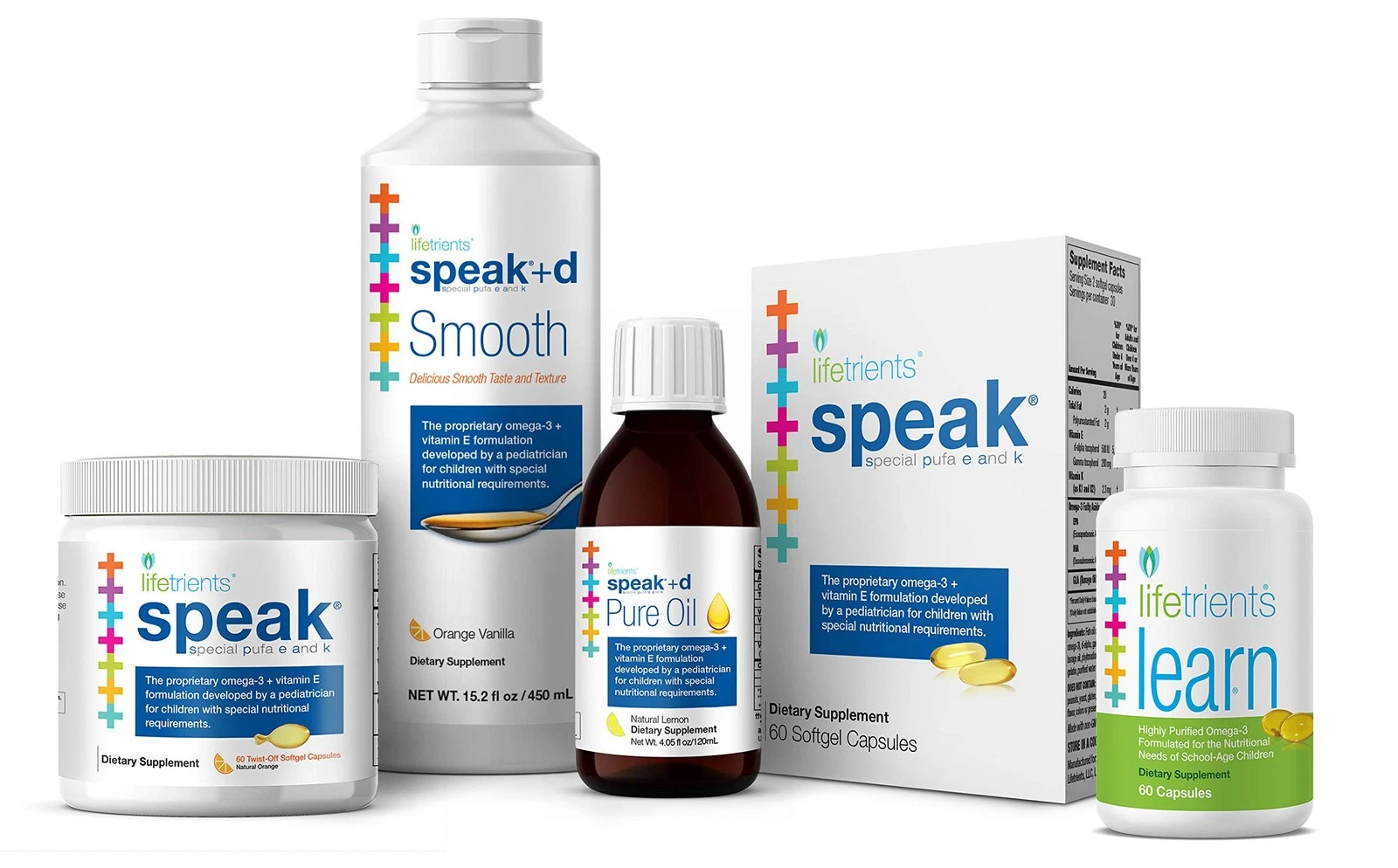 Lifetrients – Speak+D Smooth – Orange Vanilla – 15.2 oz – Pediatrician