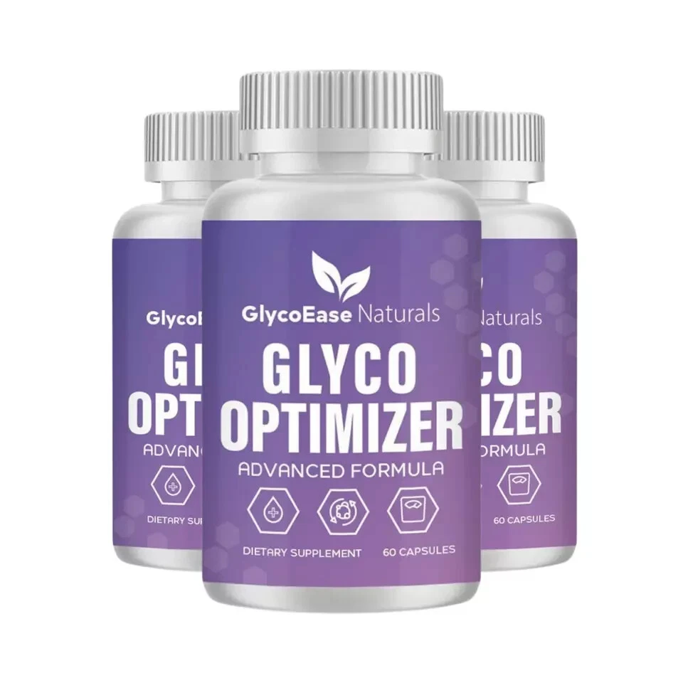 GlycoEase Naturals Glyco Optimizer Pills Advanced Formula (180 Capsules) 3-Pack