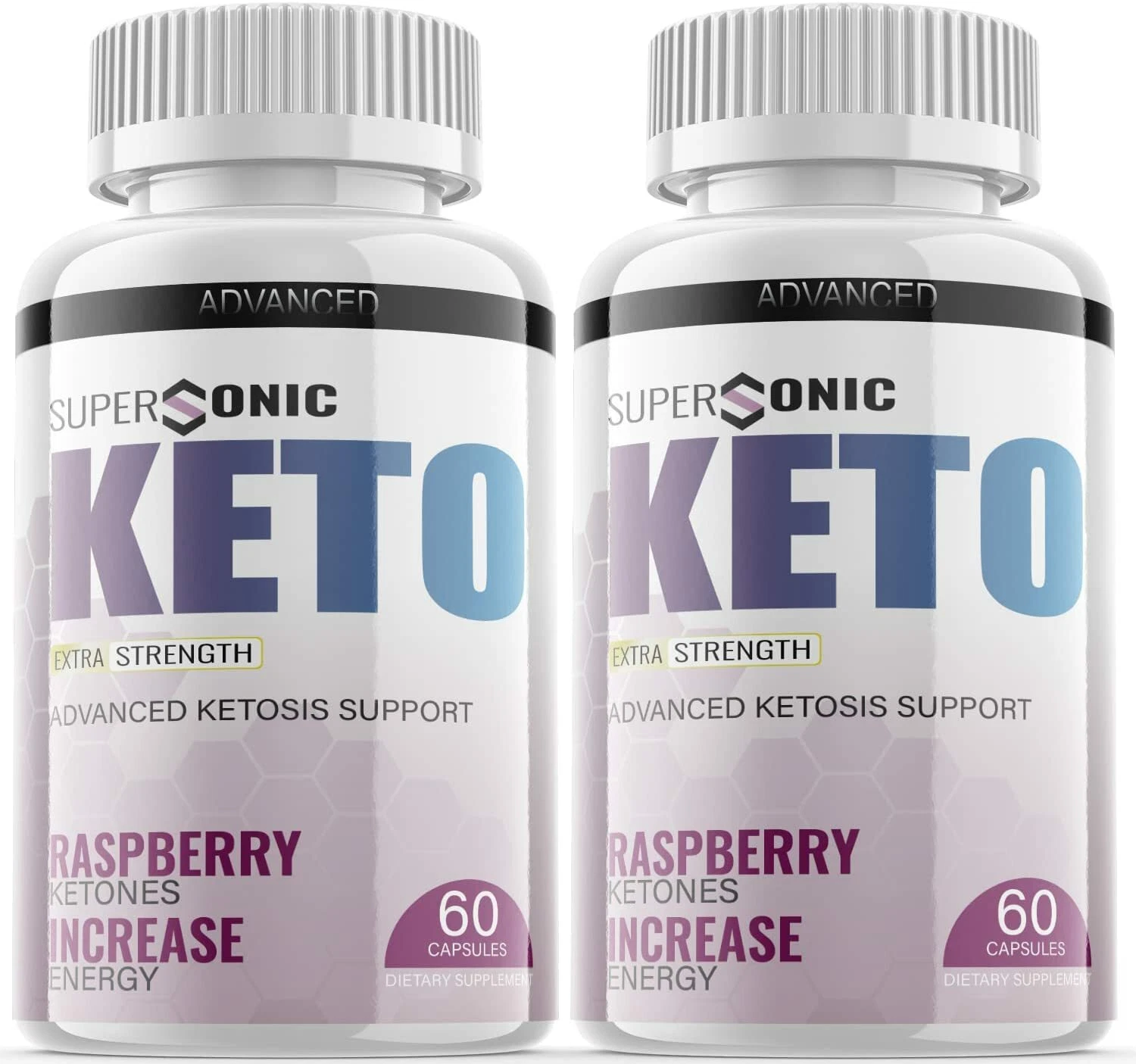 2-Supersonic Keto Diet Pills,Weight Loss,Fat Burner,Appetite Control Supplement