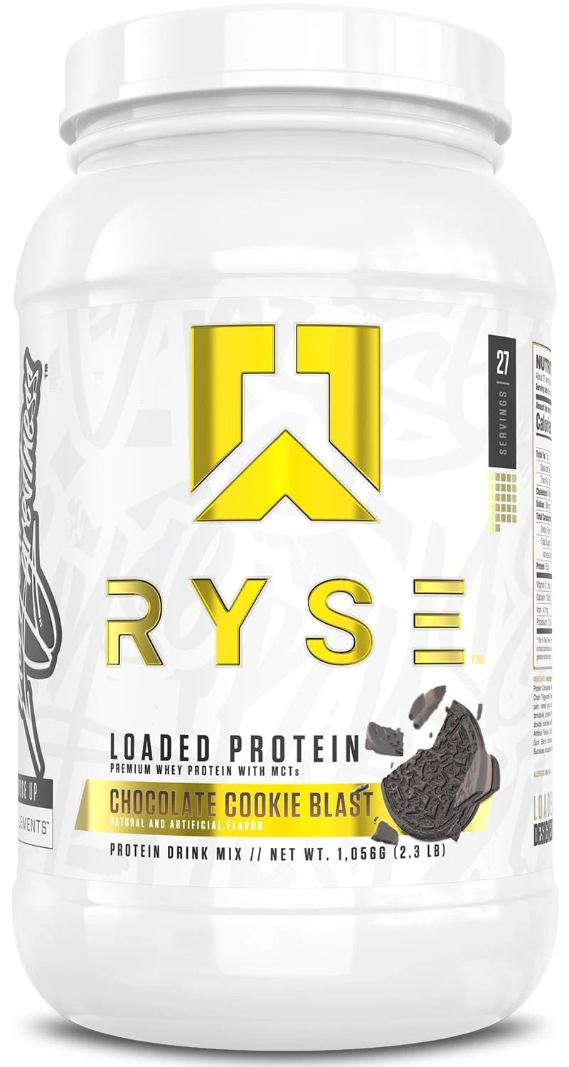 Ryse Loaded Protein | 25g Whey Protein Isolate & Concentrate | with Prebiotic...