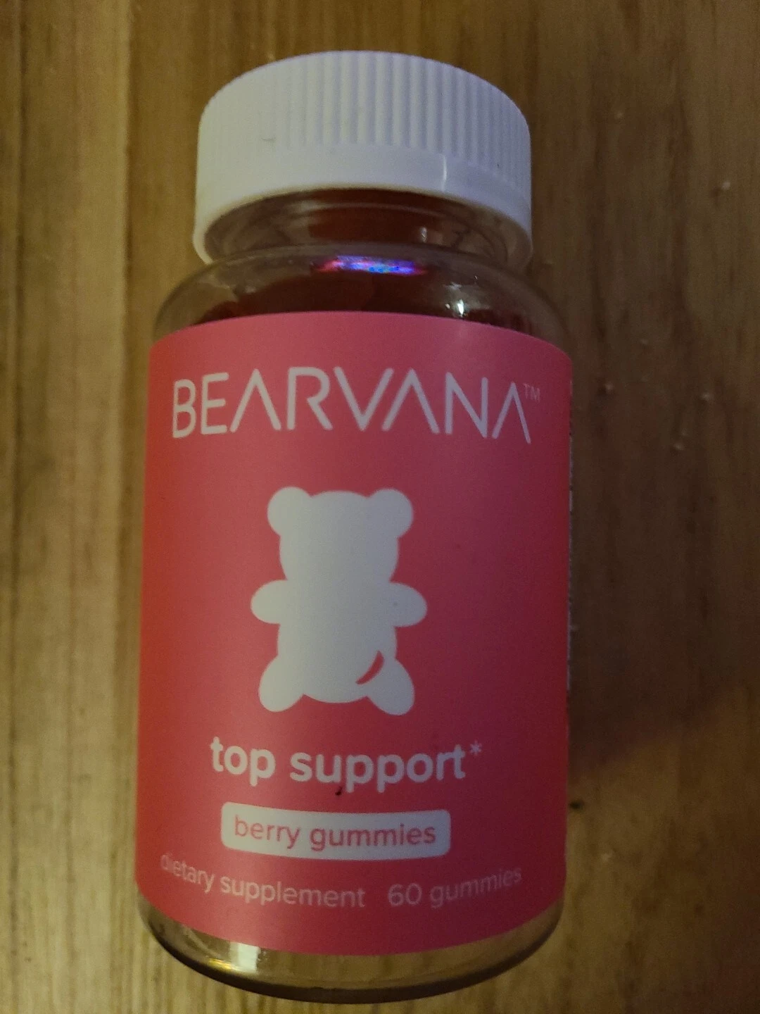 Bearvana Top Support Vegan Cruelty Free Gummies BB 03/2026 FRESH