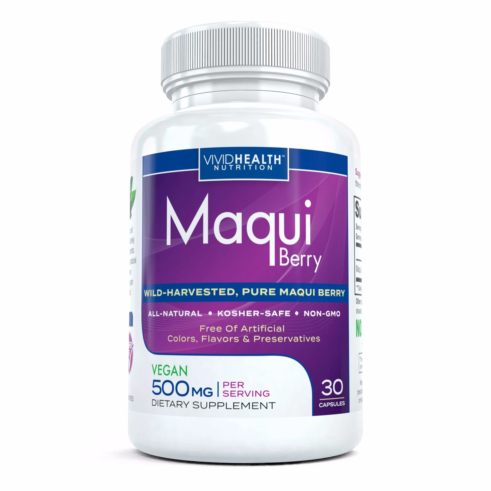 PURE MAQUI BERRY Immune Boosting, Antioxidant Superfood & Dry Eye Formula, 30 ct