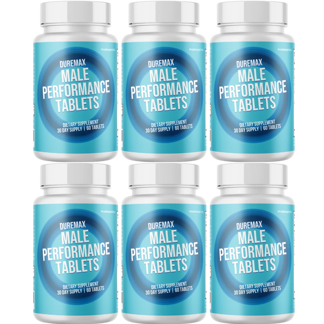 Duremax - Male Performance Supplement, Men Health Support - 6 Bottles