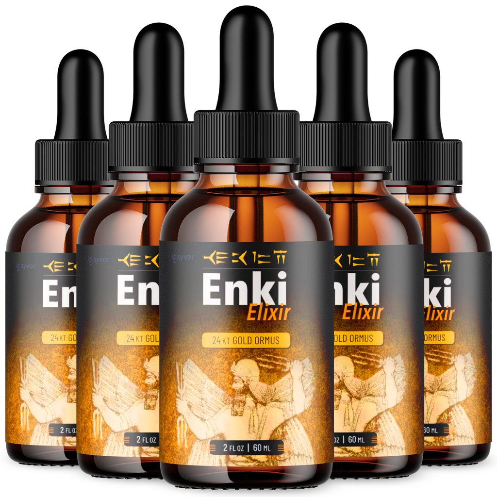 (5 Pack) Enki Elixir Advanced Supplement Drops Nootropic Brain Support 2ML