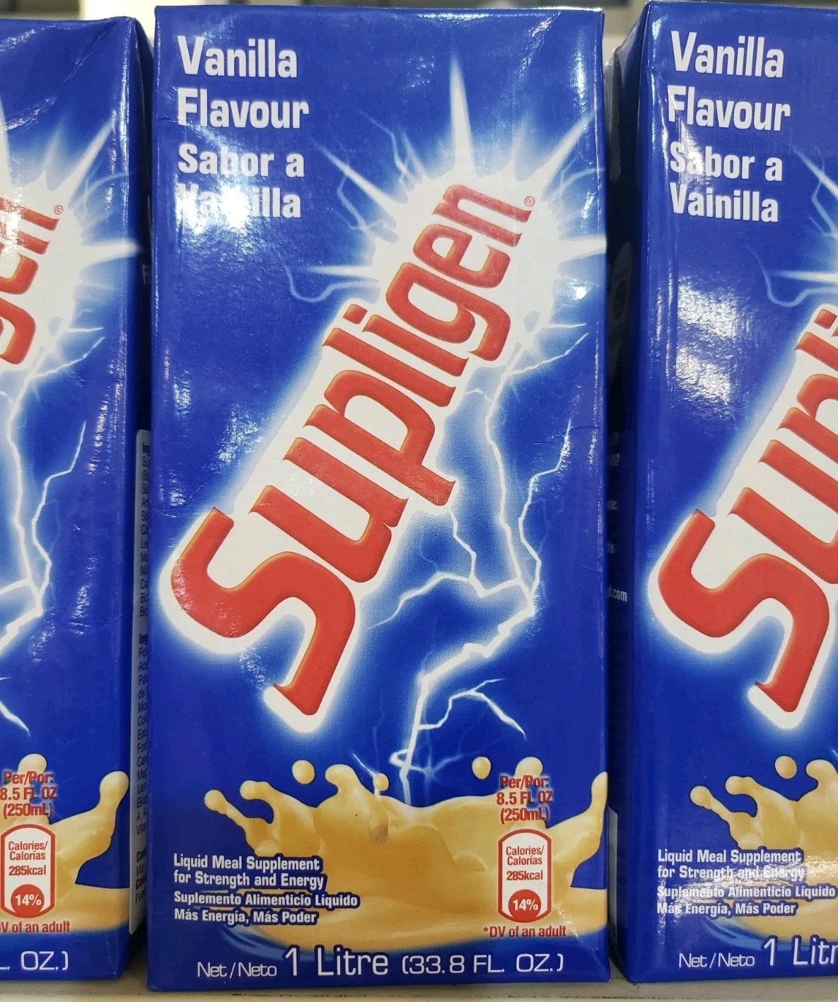 Supligen Vanilla Flavor Liquid Meal Supplement - 1 Litre