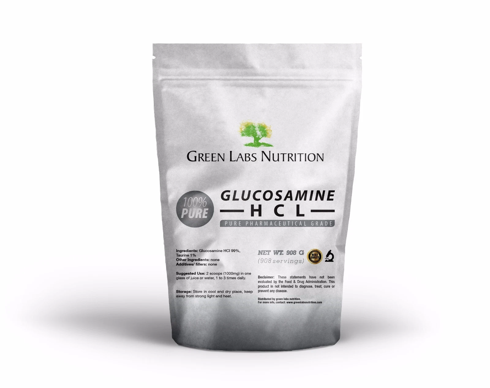 Glucosamine HCL Powder 908g – Joint Support, Flexibility, Cartilage & Mobility