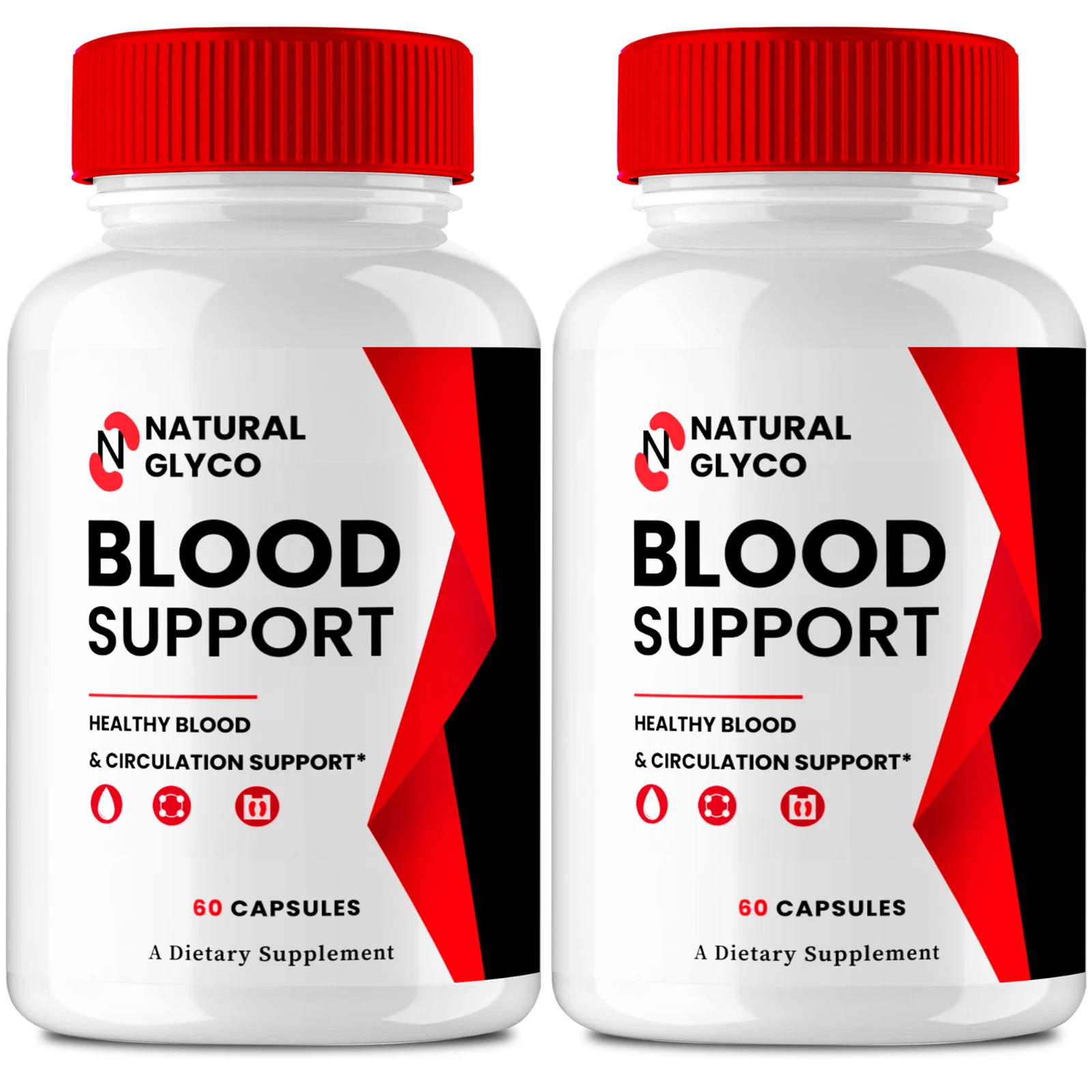 (2 Pack) Natural Glyco Blood Capsules, Healthy Circulation & Stable Levels Pills