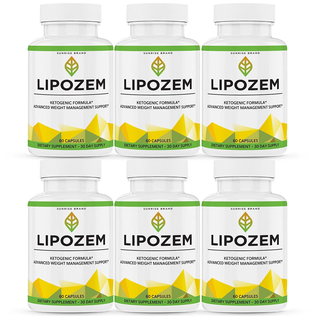 Lipozem Advanced Dietary Pills to Support Weight Loss and Gut Health - 6 Pack
