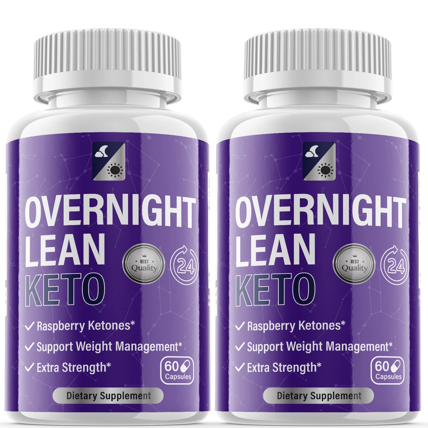 (2 Pack) Overnight Lean Keto Pills - Overnight Lean For Weight Loss - 120 Pills