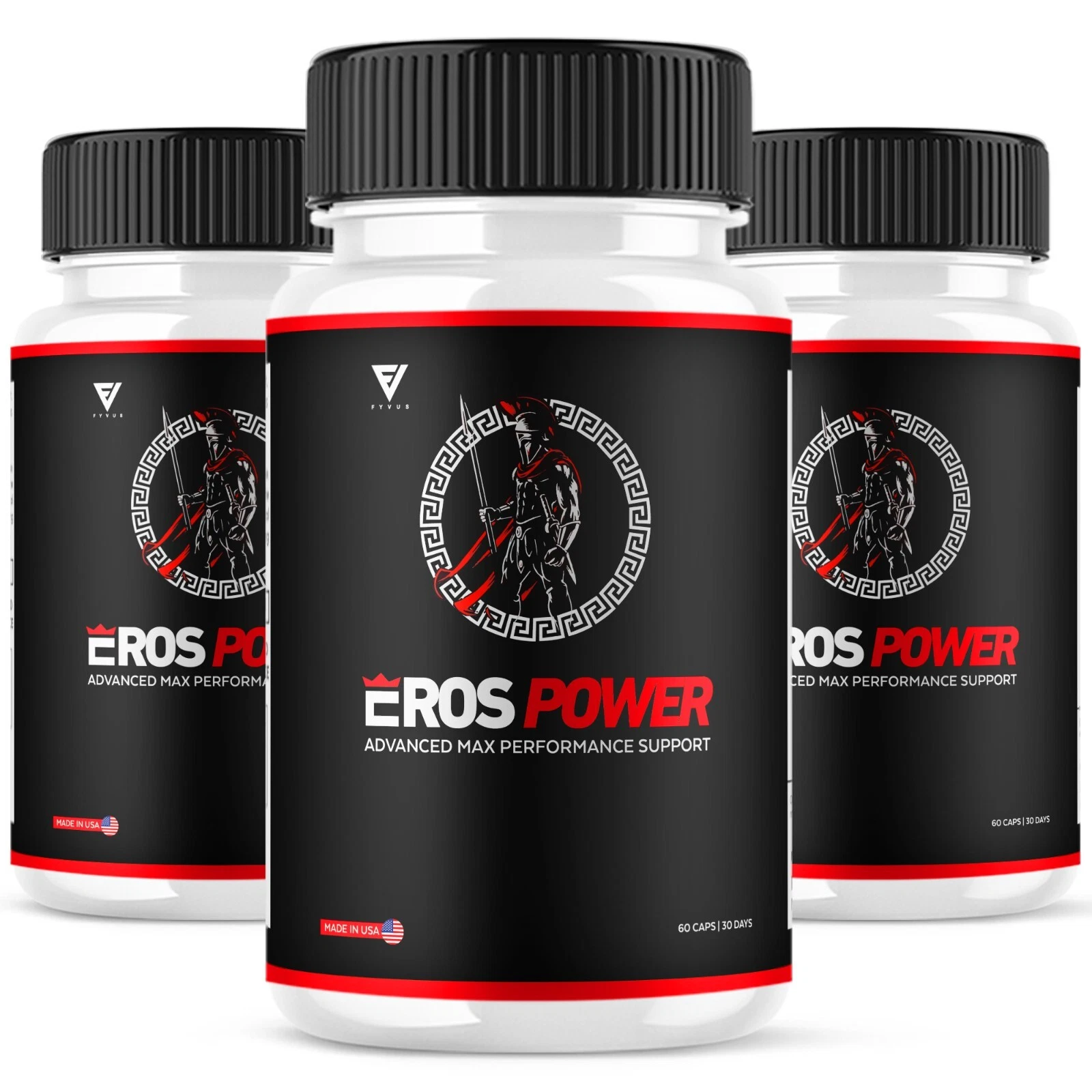(3 Pack) Eros Power Supplement Ero Power Max Performance Capsules (180 Capsules)
