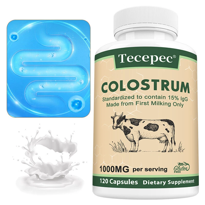 COLOSTRUM 1000 MG Supports Immune Health CALOSTRO BOVINO Bovine colostrum extra