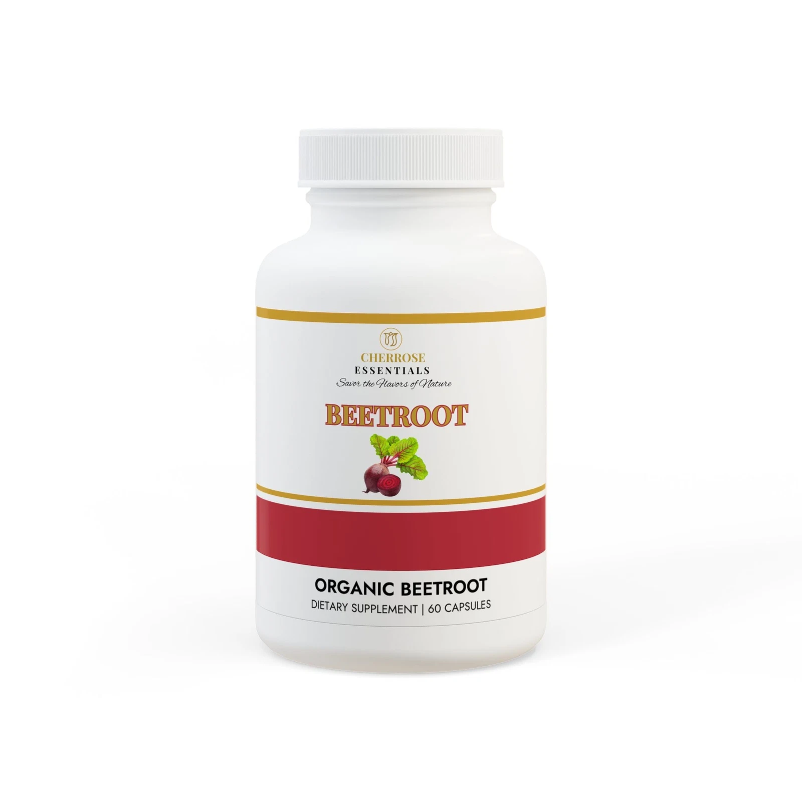 Beetroot Supplement (60 Capsules) | Beetroot Powder in Veggie capsules