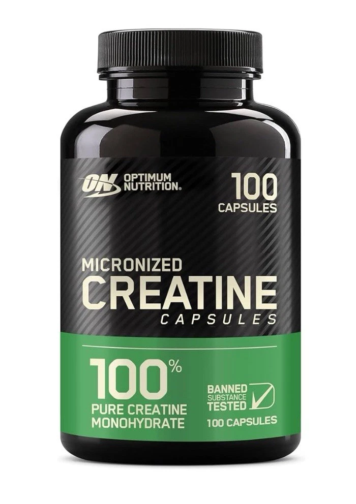 Optimum Nutrition Micronized Creatine Capsules 2.5g Serving, 100 Count