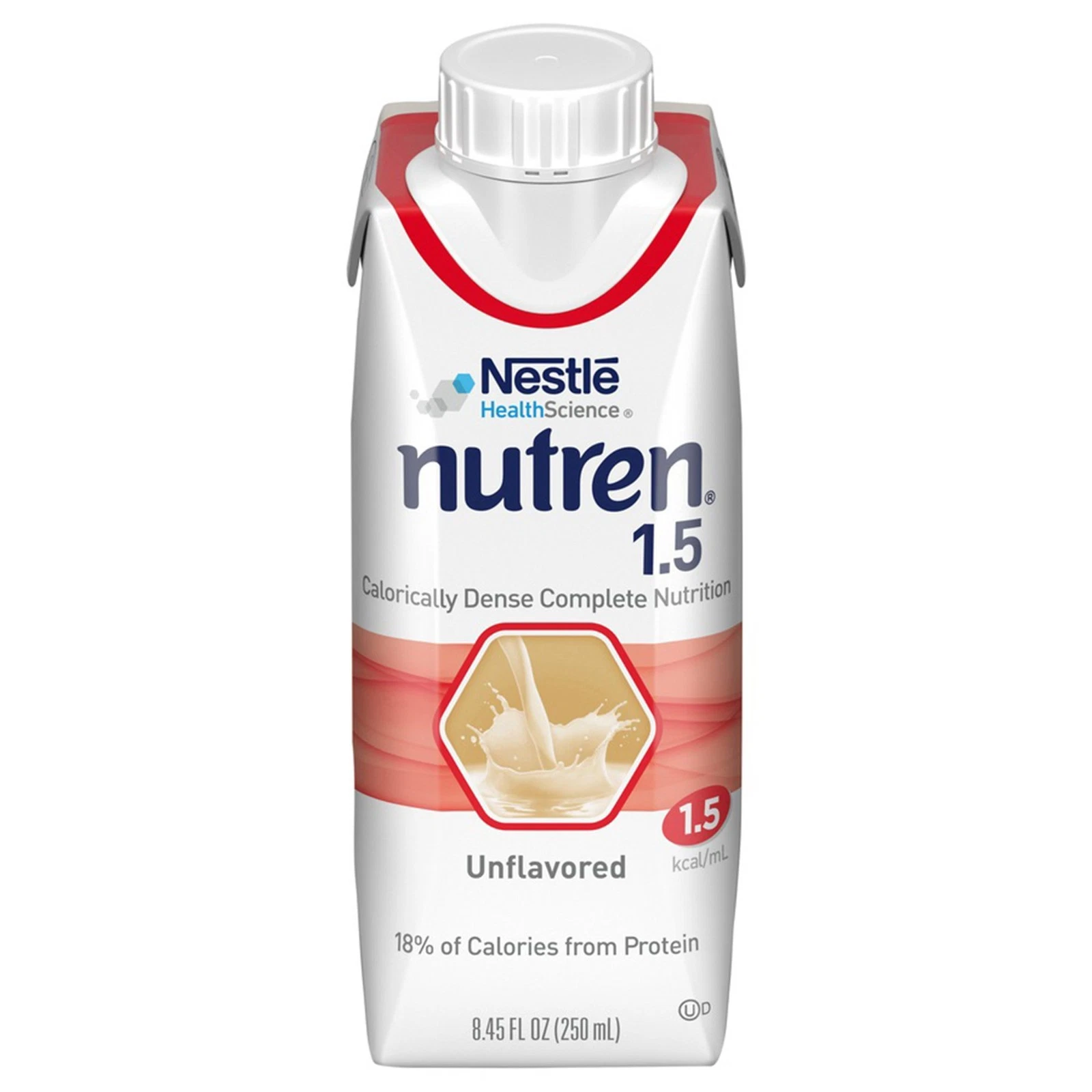 Nutren 1.5 Tube Feeding Formula Unflavored Formerly Vanilla 8.45 oz Carton 24 Ct