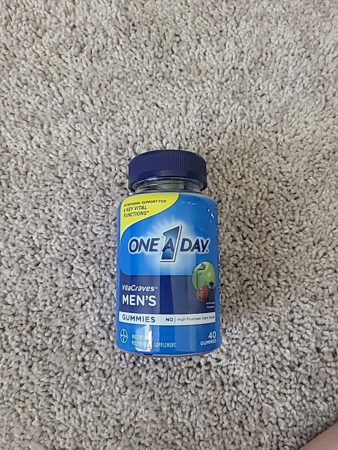 ONE A DAY - Vita Craves MEN's MULTI - 40 Gummies - Fruit flavor - Exp 08/25