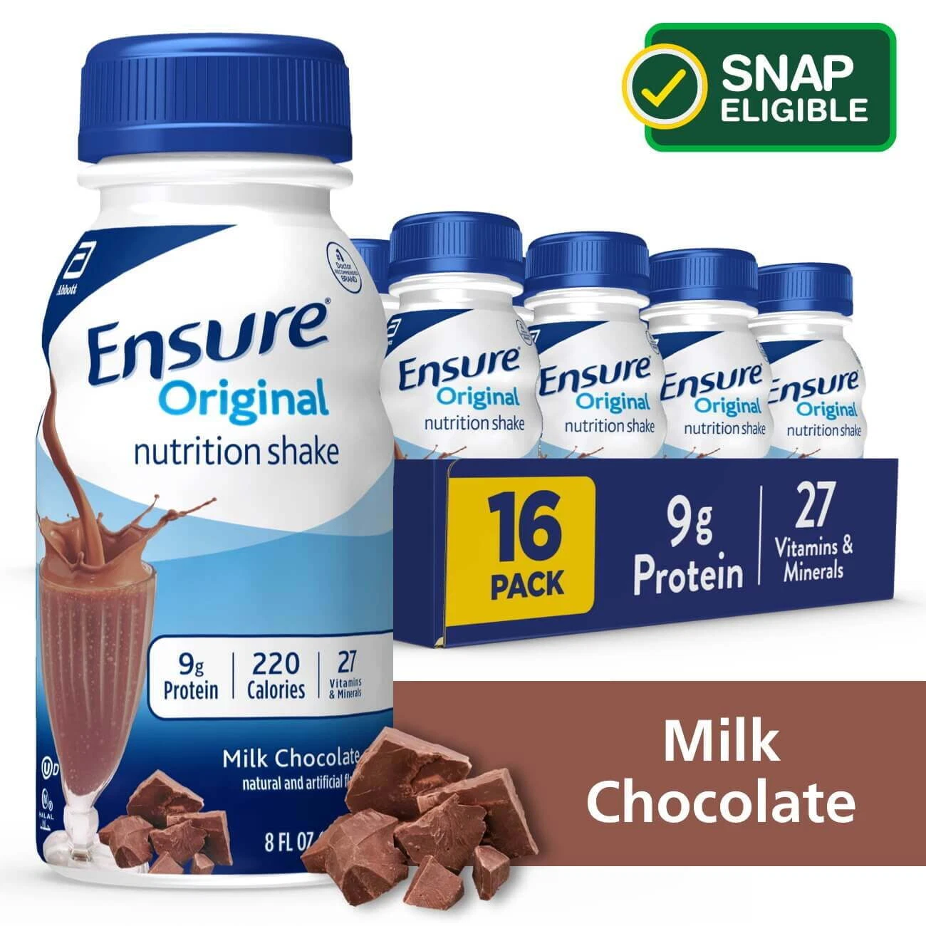 Health Original Meal Replacement Nutrition Shake Milk Chocolate 8 Fl Oz 16 Count
