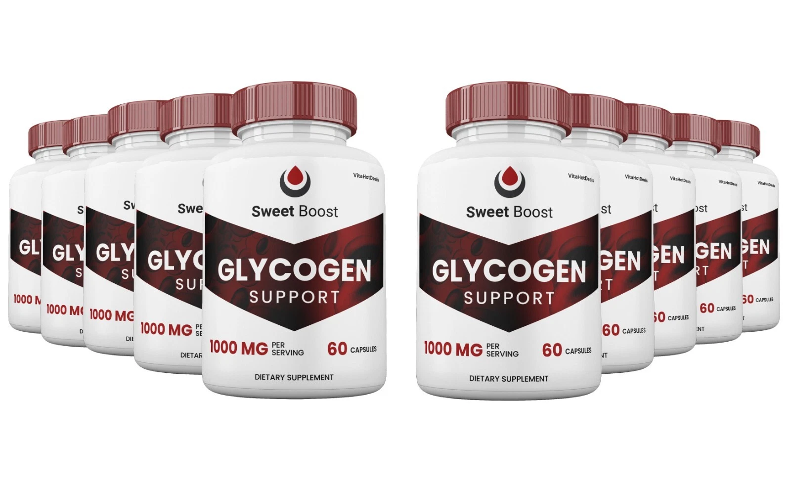 Sweet Boost Glycogen Support Capsules, Max Strength , SweetBoost Pills (10 Pack)