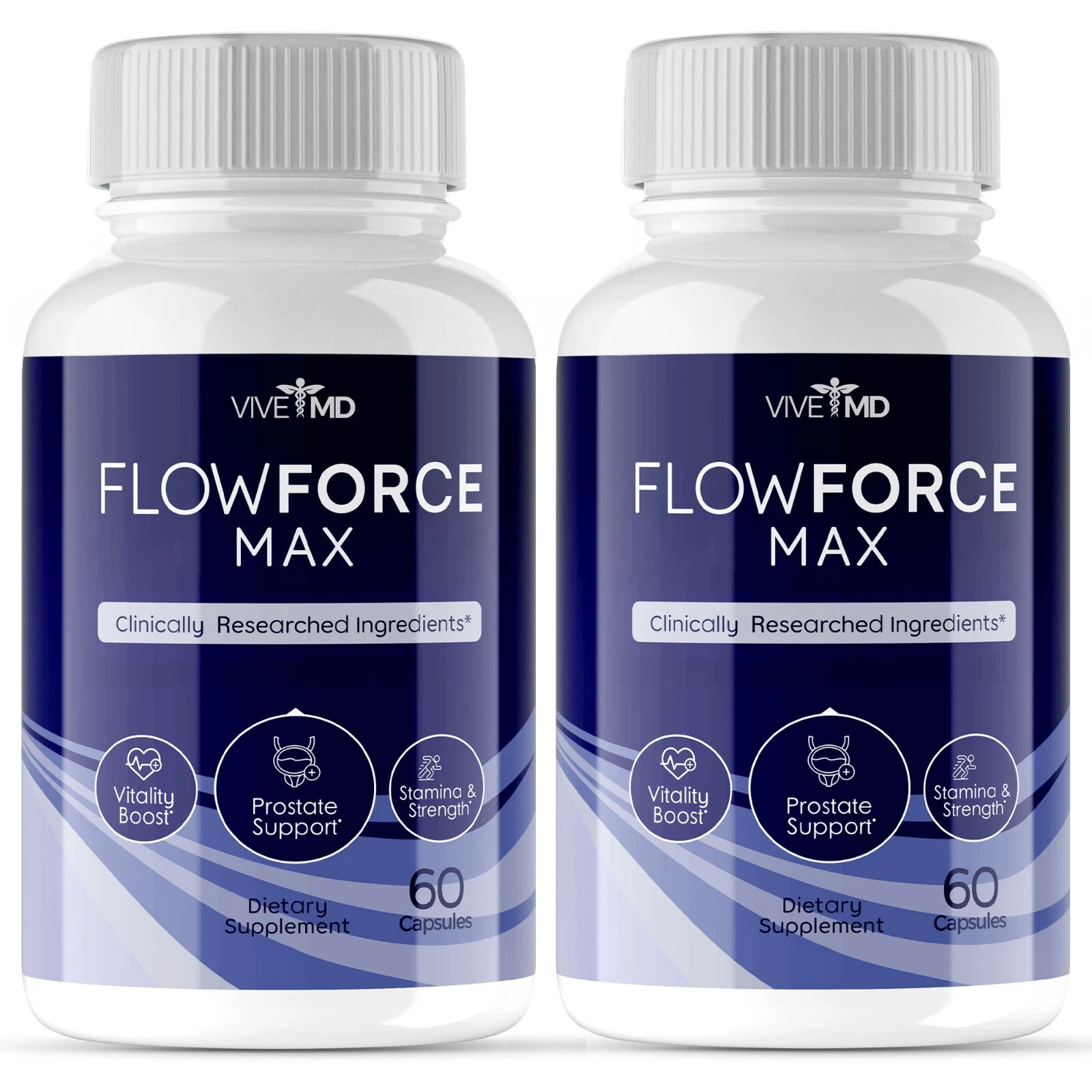 Flow Force Max Supplements Advanced Energy Pills Official Formula (2 Pack)