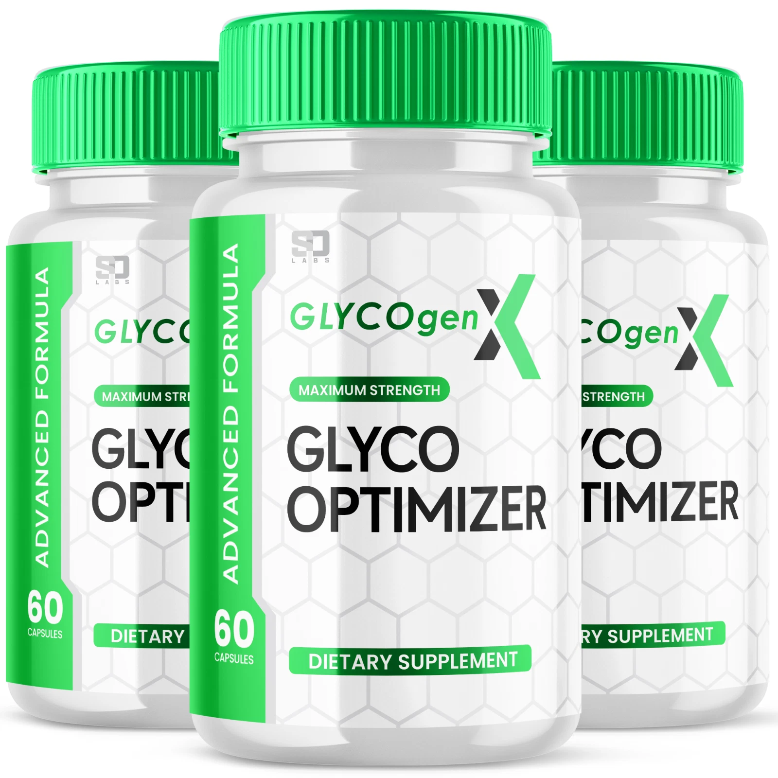 (3 Pack) Glycogen X Glyco Optimizer Capsules Advanced Formula (180 Capsules)