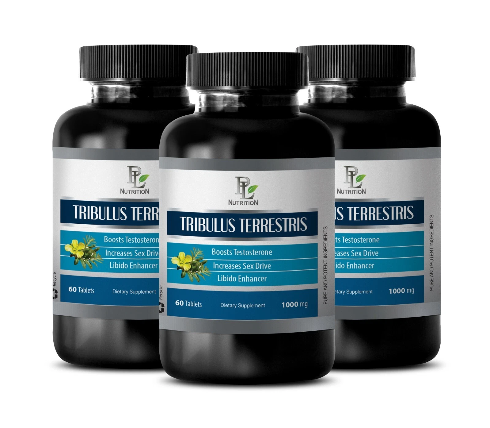 Muscle energy aid - TRIBULUS TERRESTRIS - Performance recovery supplement 3Bot