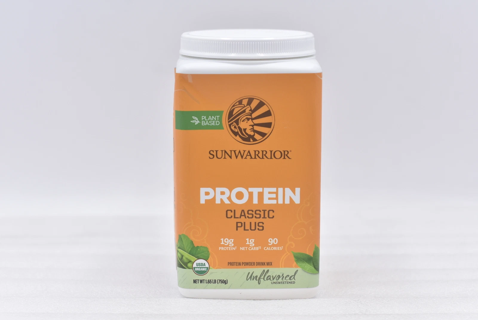 Sun Warrior Classic Plus Protein Powder Unflavored 1.65lb EXP: 12/2026